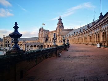 View of historic building against sky