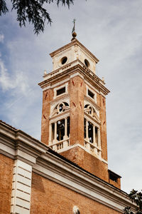 Low angle view of historic building against sky