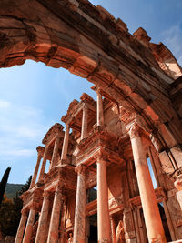 Ephesus / low angle view of temple