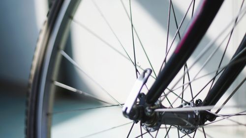 Close-up of bicycle tire