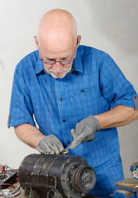 Mechanic working at workshop