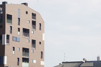 Low angle view of building against sky