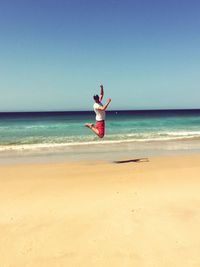 Woman on beach