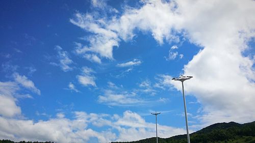 Low angle view of cloudy sky