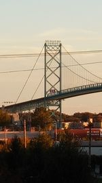 Bridge against sky