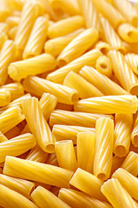 Full frame shot of yellow pasta