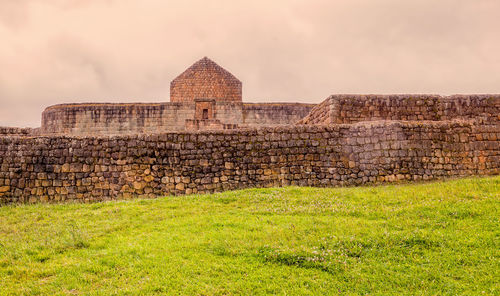View of old ruins