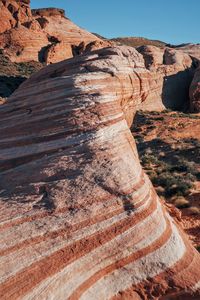Rock formations at valley of fire