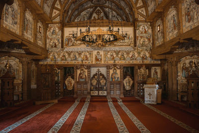 Interior of temple