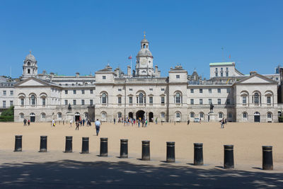 Group of people in front of building