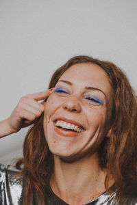 Portrait of a smiling young woman