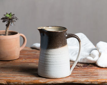 Close-up of potted plant on table