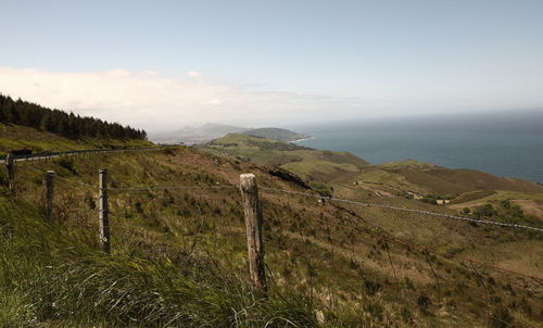 Scenic view of landscape against sky