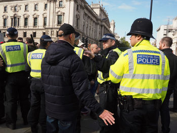 Group of people in city