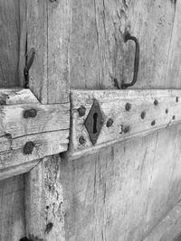 Close-up of wooden wall