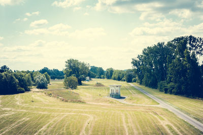 Park against sky