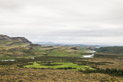 Scenic view of landscape against sky