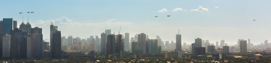 Cityscape against sky