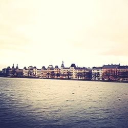 River with buildings in background