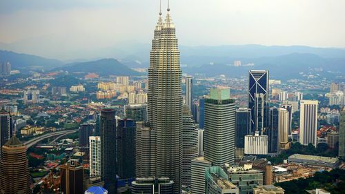 Aerial view of cityscape