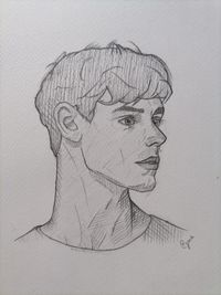 Close-up of human face over white background