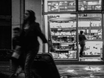 Woman standing in store