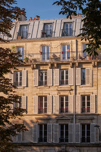 Low angle view of old building