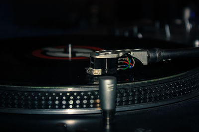 High angle view of piano keys