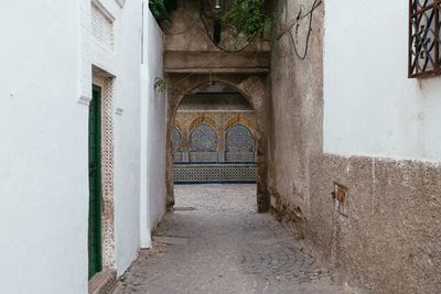 Entrance of old building