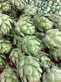 Full frame shot of vegetables for sale at market stall