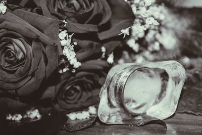 Close-up of rose bouquet