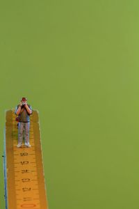 Close-up of woman standing in pond