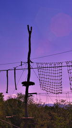 Silhouette tree against sky during sunset