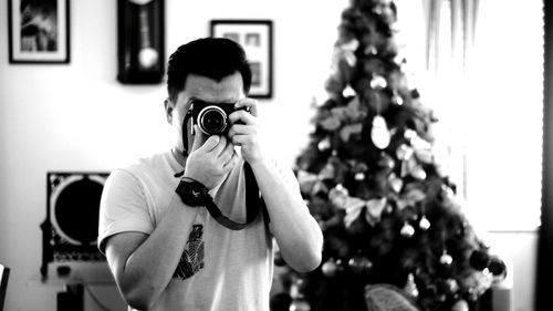 Close-up of young woman