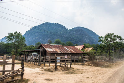 Houses in village