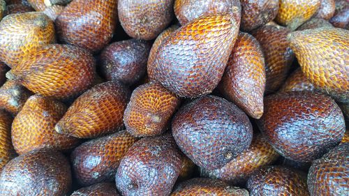 Full frame shot of fruits for sale at market stall