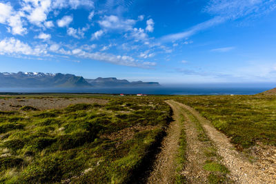 Scenic view of landscape against sky