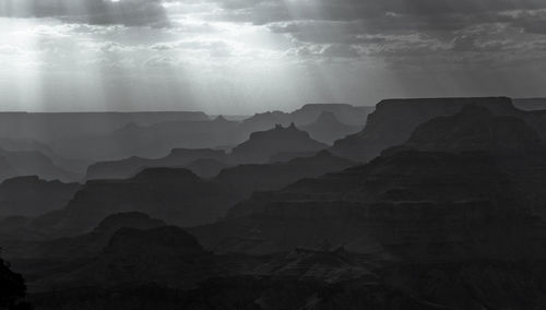 Scenic view of mountains at grand canyon national park
