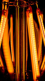 Close-up of illuminated lights