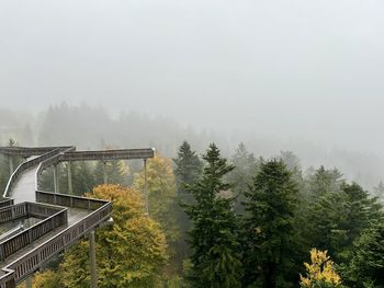 Bridge over river against sky