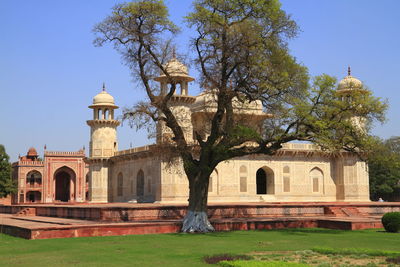 View of historical building against clear sky