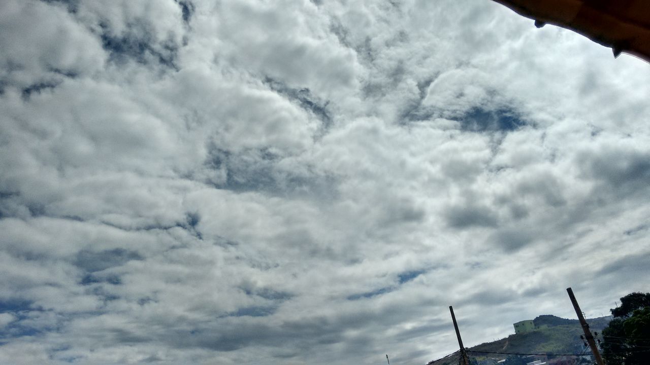 LOW ANGLE VIEW OF CLOUDY SKY AT SUNSET