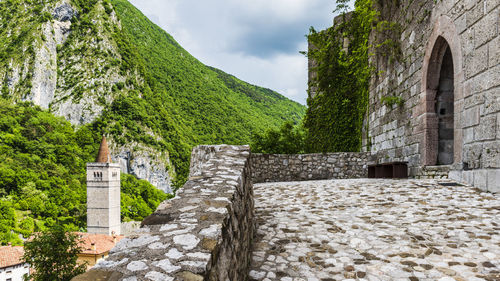 Ancient fortified village of gemona del friuli. italy