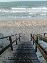 Pier on sea