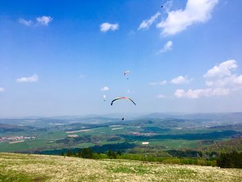 Scenic view of landscape against sky