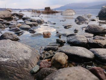 Rocks on beach