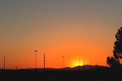 Scenic view of dramatic sky during sunset