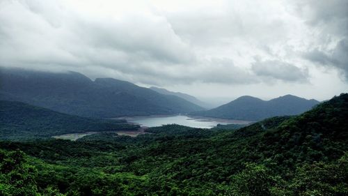 Scenic view of landscape against sky