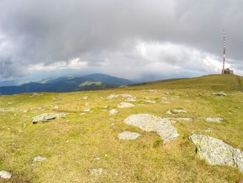 Scenic view of landscape against sky