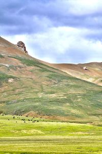 Scenic view of landscape against sky